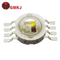4W RGBW RGBWW Pilnkrāsu krāsains jaudas LED diode 8 kājas