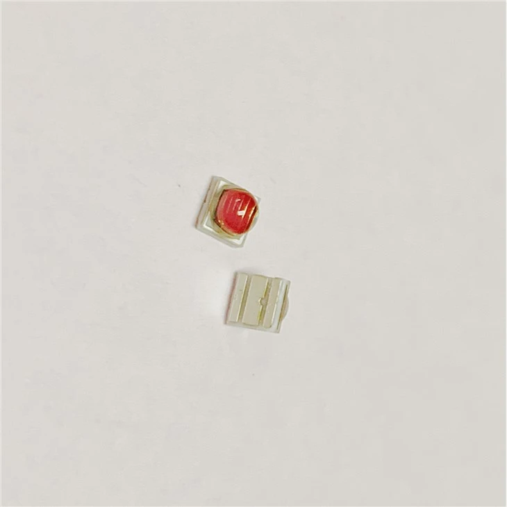 1w 660nm 3030 SMD LED ar objektīvu augu audzēšanas lampai