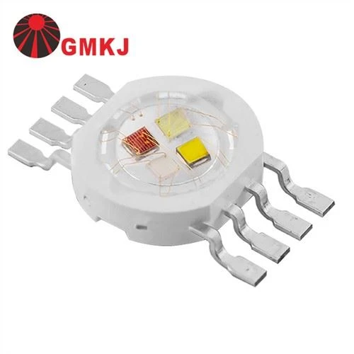 12 W RGBW lieljaudas LED izstarotāja mikroshēma 4 mikroshēmas iekšpusē