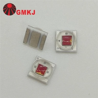 3535 SMD LED 590nm 3W augsta spilgtuma dzintara gaismas mikroshēma